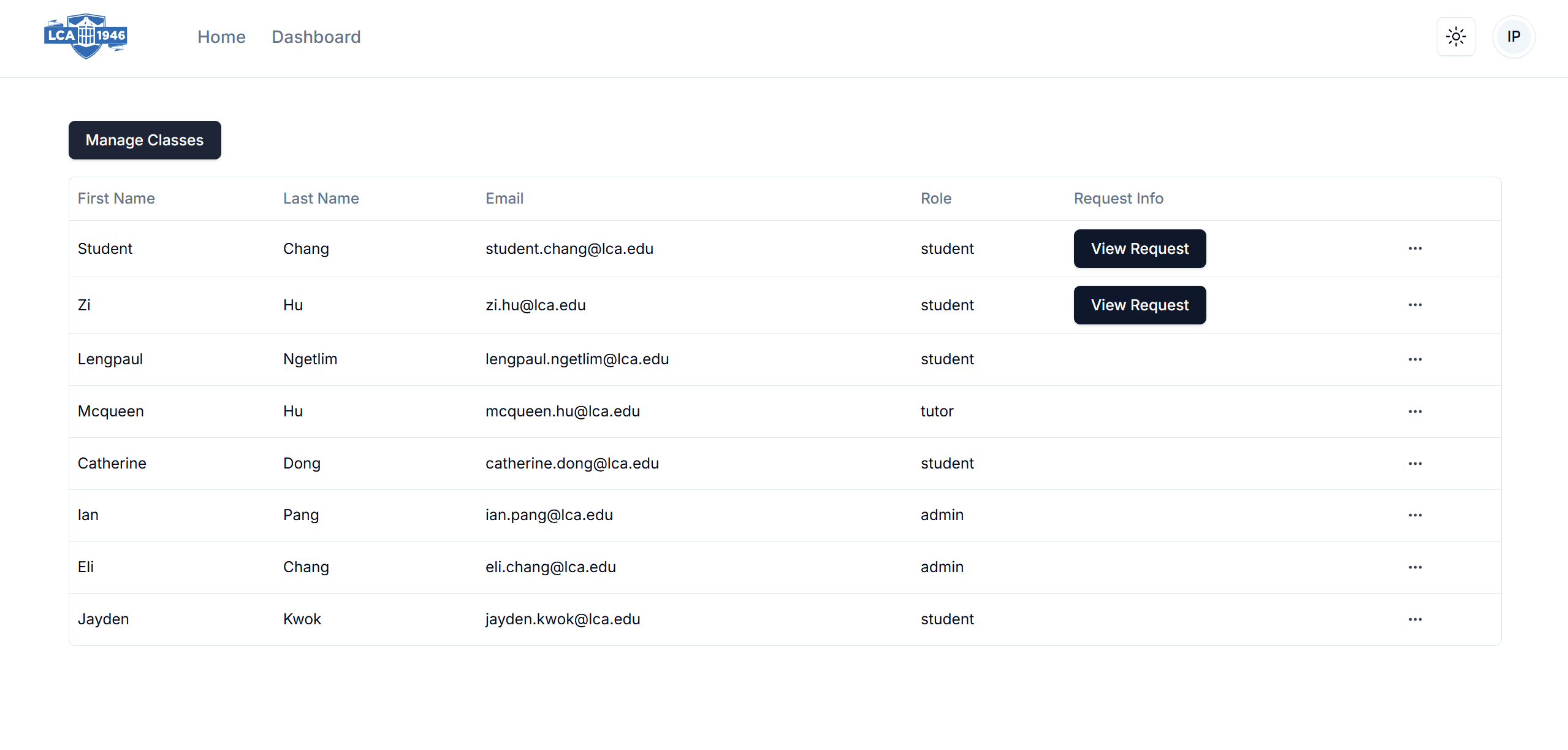 Peer Tutoring Scheduler